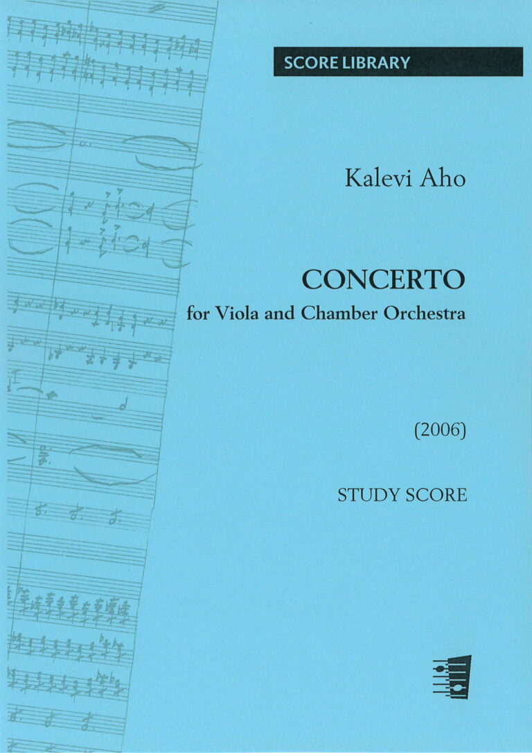 Kalevi Aho: Concerto for Viola and Chamber Orchestra