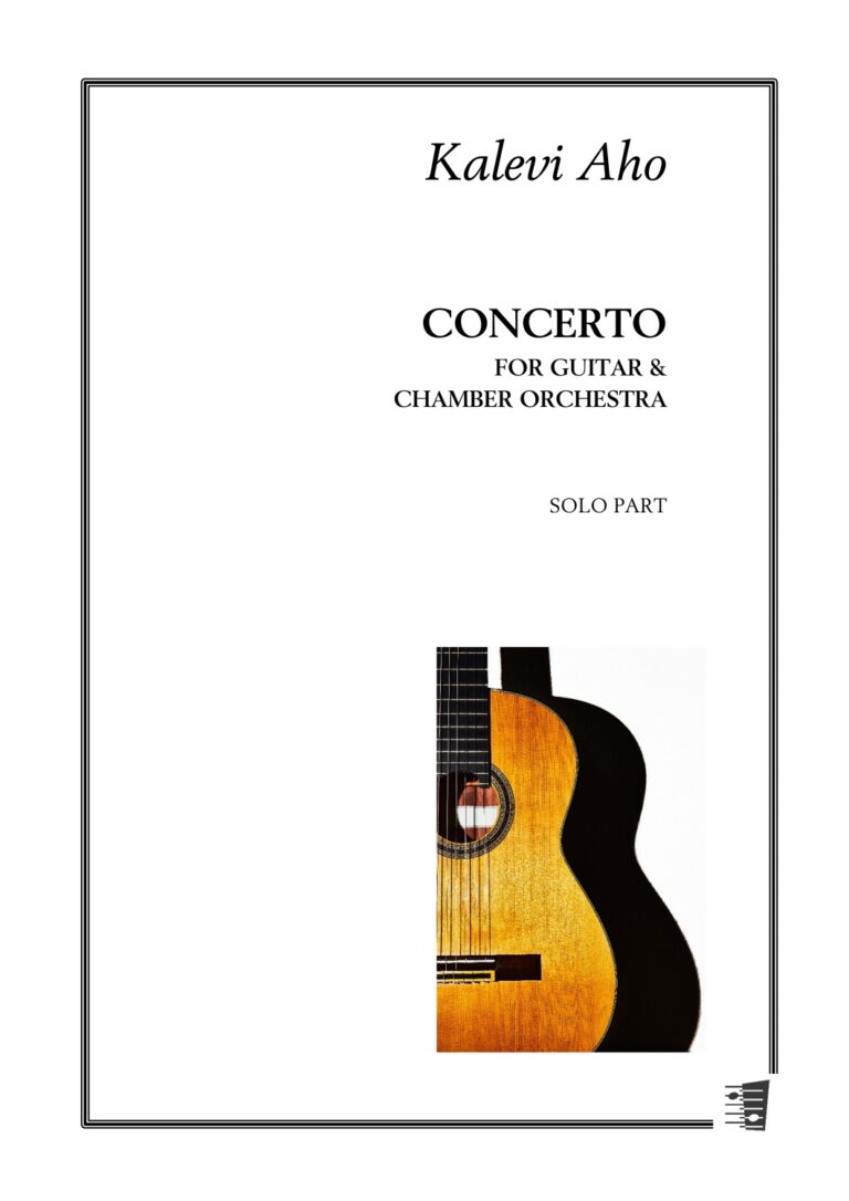 Kalevi Aho: Concerto for Guitar and Chamber Orchestra