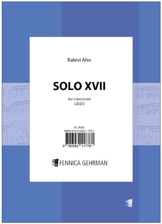 Kalevi Aho: Solo XVII for clavichord