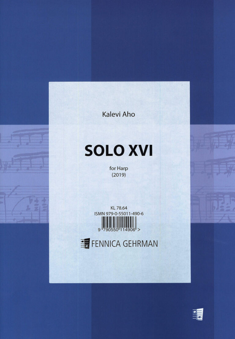 Kalevi Aho: Solo XVI (Ballade) for harp