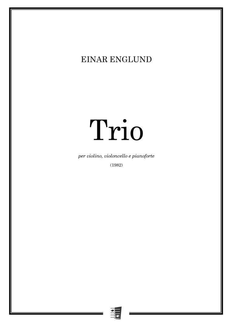 Einar Englund: Piano Trio