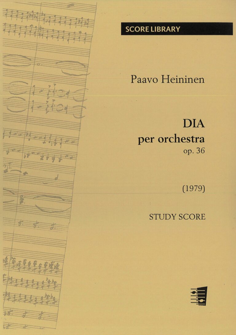Paavo Heininen: DIA per orchestra