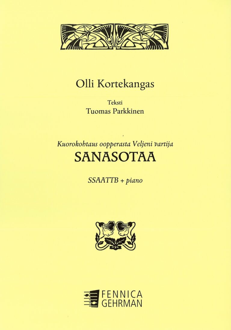 Olli Kortekangas: Songs from the opera My Brother’s Keeper