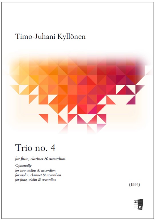 Timo-Juhani Kyllönen: Trio no. 4 for flute, clarinet & accordion