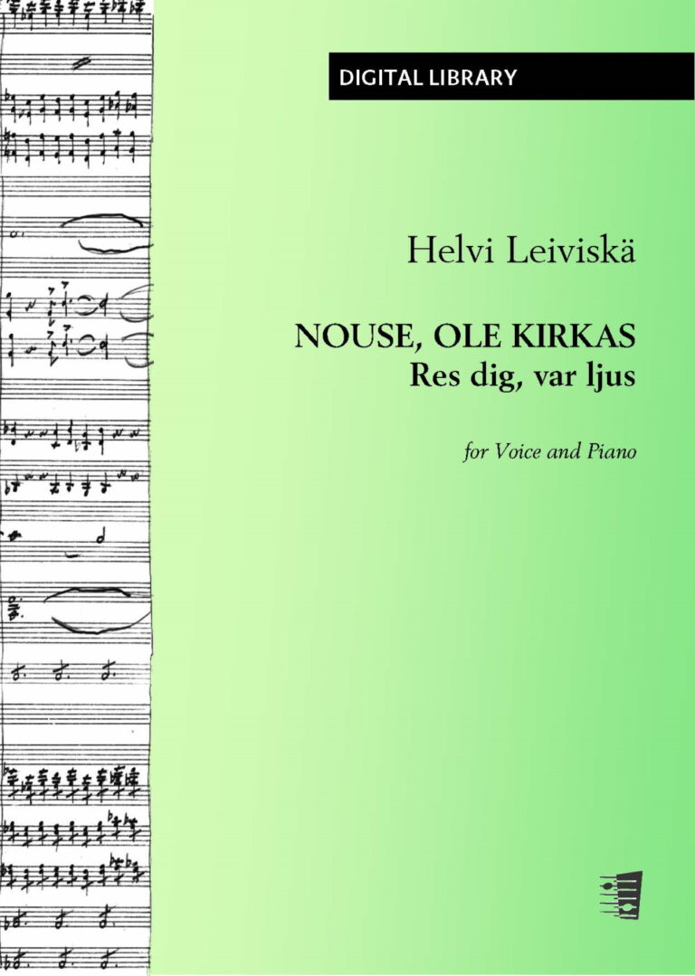 Helvi Leiviskä: Works for voice & piano (PDF)