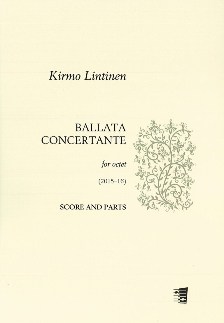 Kirmo Lintinen: Ballata Concertante (2015-16)