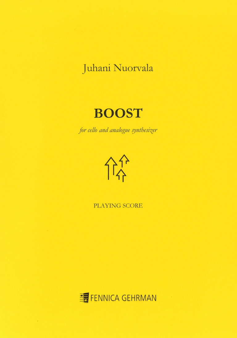 Juhani Nuorvala: Boost for cello and analogue synthesizer