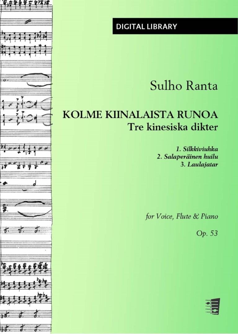 Sulho Ranta: Works for voice & piano (PDF)