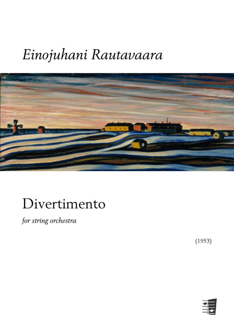 Einojuhani Rautavaara: Divertimento for string orchestra [New edition 2020]