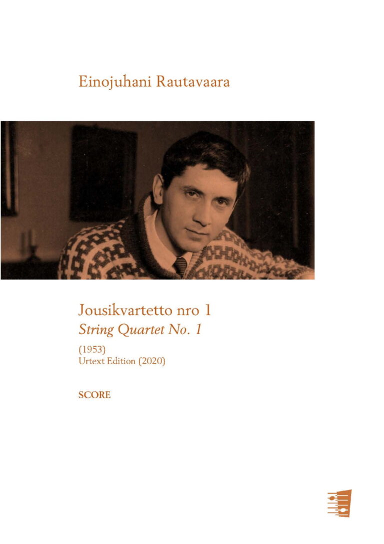 Rautavaara: String Quartet No. 1 (Urtext Edition 2020)