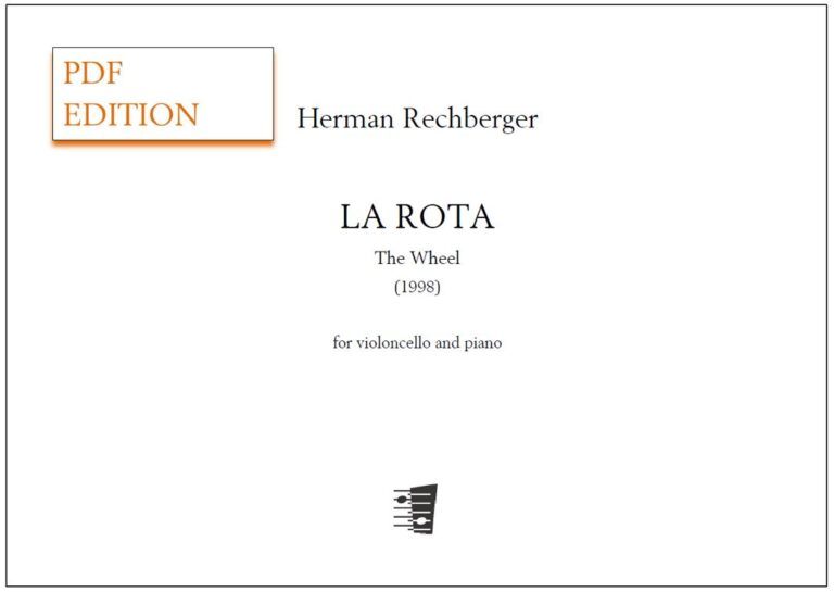 Herman Rechberger: La Rota for violoncello & piano (PDF)