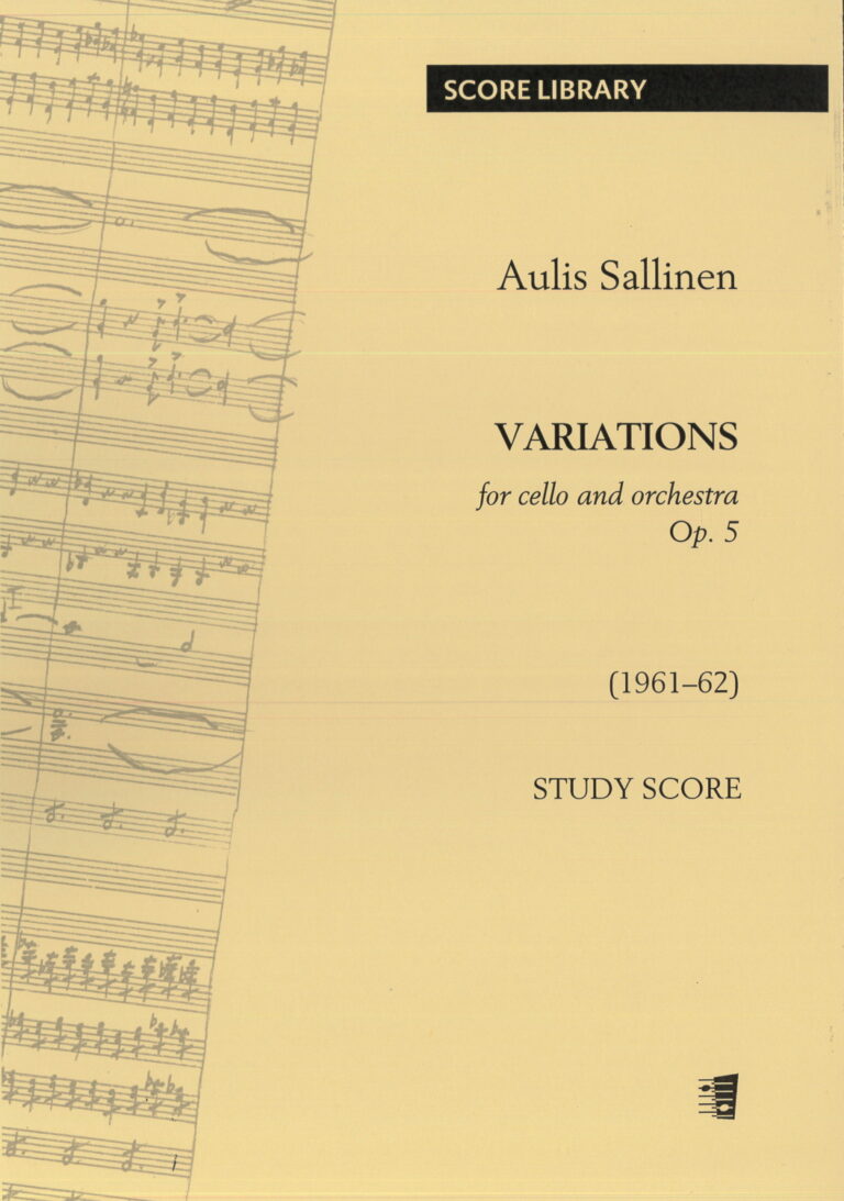 Aulis Sallinen: Variations for cello & orchestra Op. 5