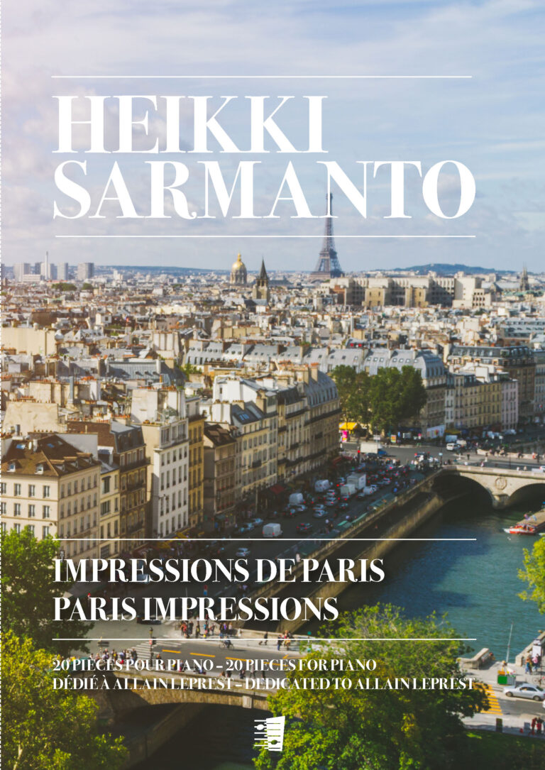 Heikki Sarmanto: Impressions de Paris for piano