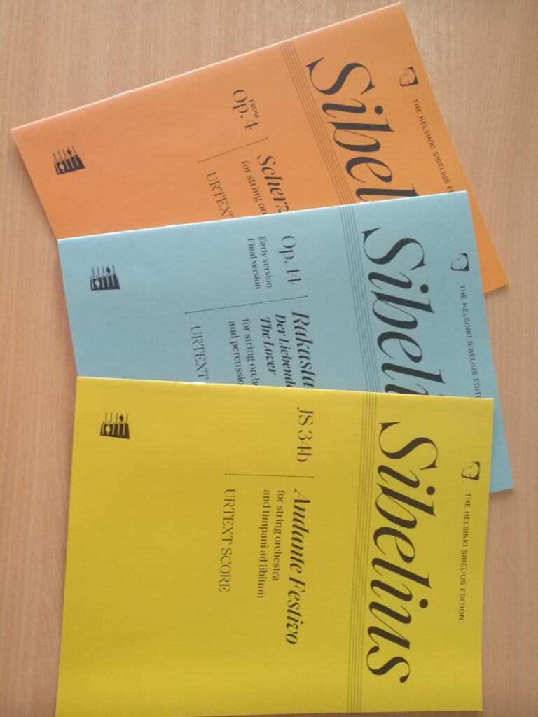 Jean Sibelius: Works for String Orchestra, New Urtext editions