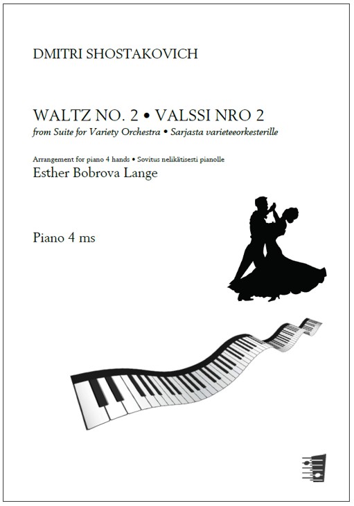 Dmitri Shostakovich (arr. Bobrova Lange): Waltz No. 2 from Suite for Variety Orchestra for piano 4 hands